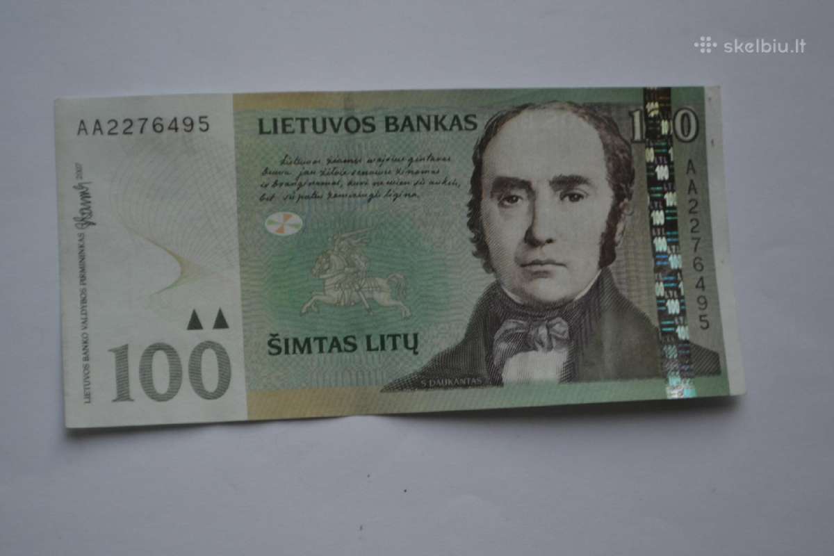 100 litu 2007 m.aa