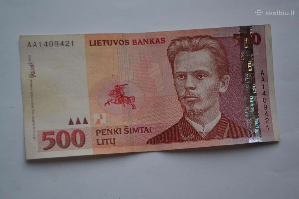 500 Litu 2000 m. Aa
