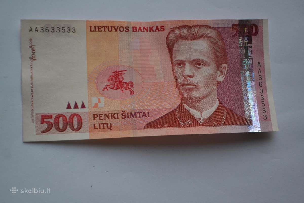 500 litu 2000 m. Aa