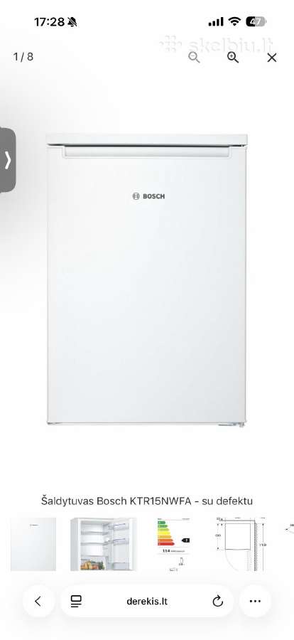 Bosch Ktr15nwfa