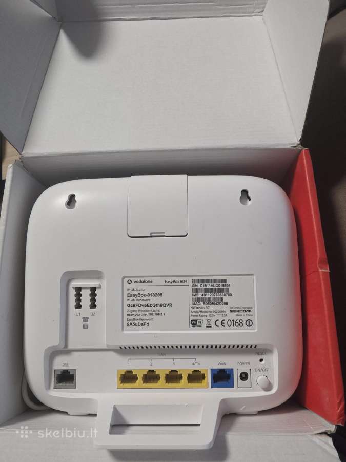 Vodafone Easybox 804 Router - nuotraukos Nr. 4