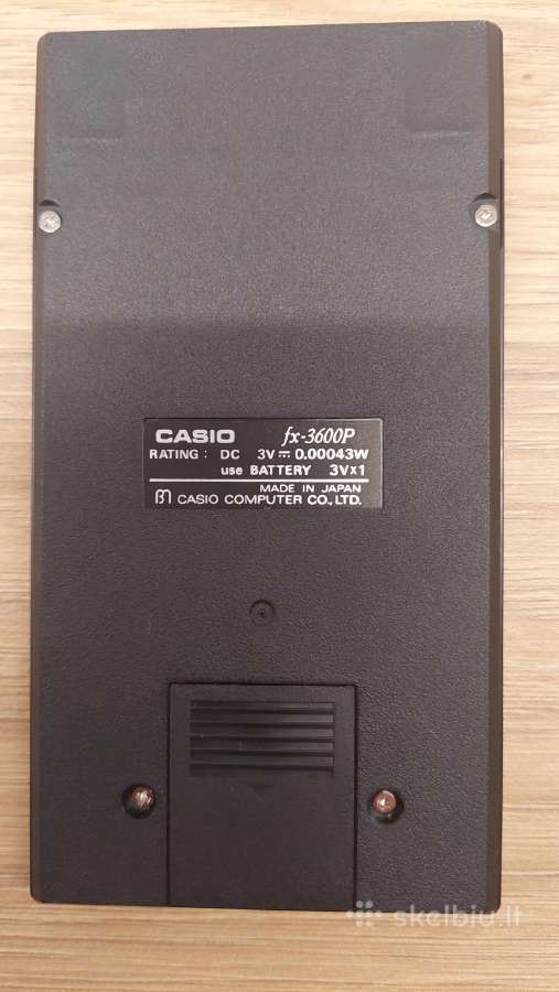 Casio fx-3600p - nuotraukos Nr. 2