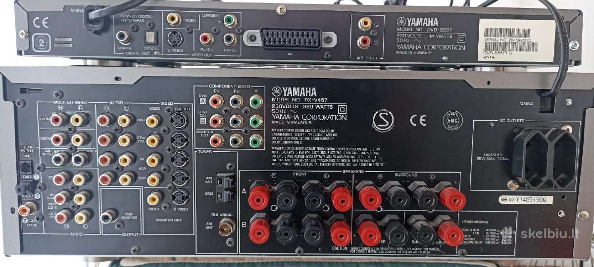 Receiveris Yamaha Ax-v457 - nuotraukos Nr. 6