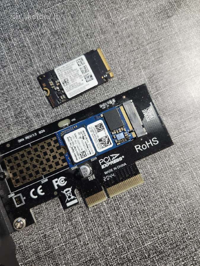 256 512 M2 SSD Nvme - nuotraukos Nr. 3