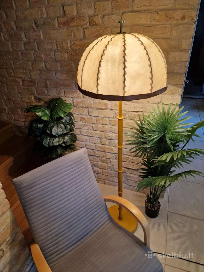 Vintažinis mid century autorinis odinis toršeras - nuotraukos Nr. 10
