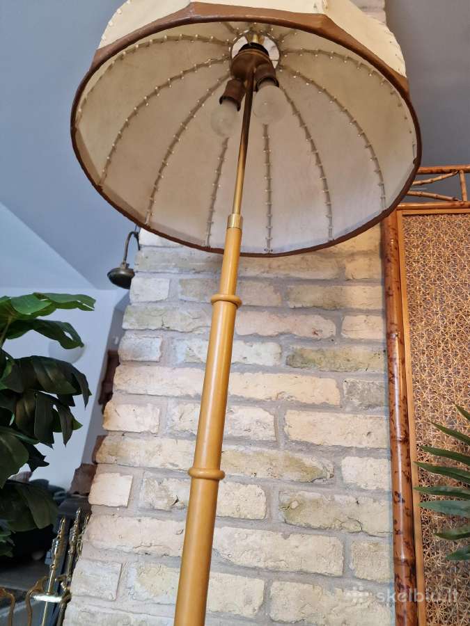 Vintažinis mid century autorinis odinis toršeras - nuotraukos Nr. 20
