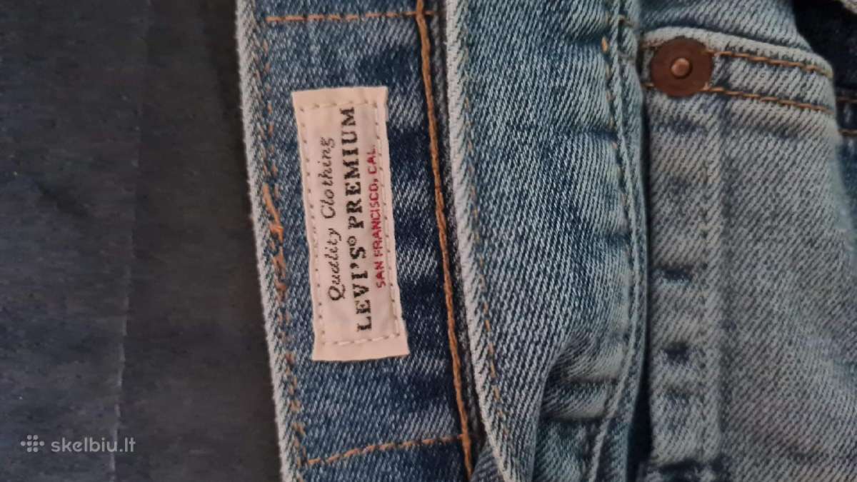 Levis 501 džinsai W33 L32 Originalūs - nuotraukos Nr. 4