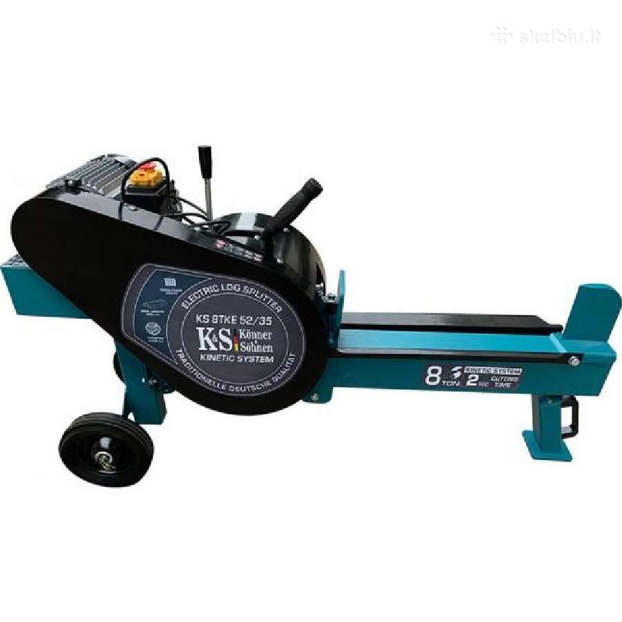 Elektrinė, kinetinė malkų skaldyklė Ks 8tke 52/35