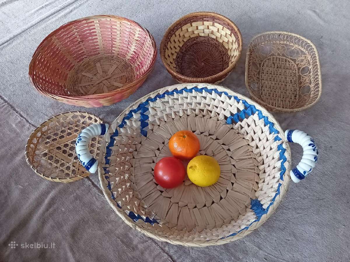 Pintų dubenėlių komplektas (5 vnt)