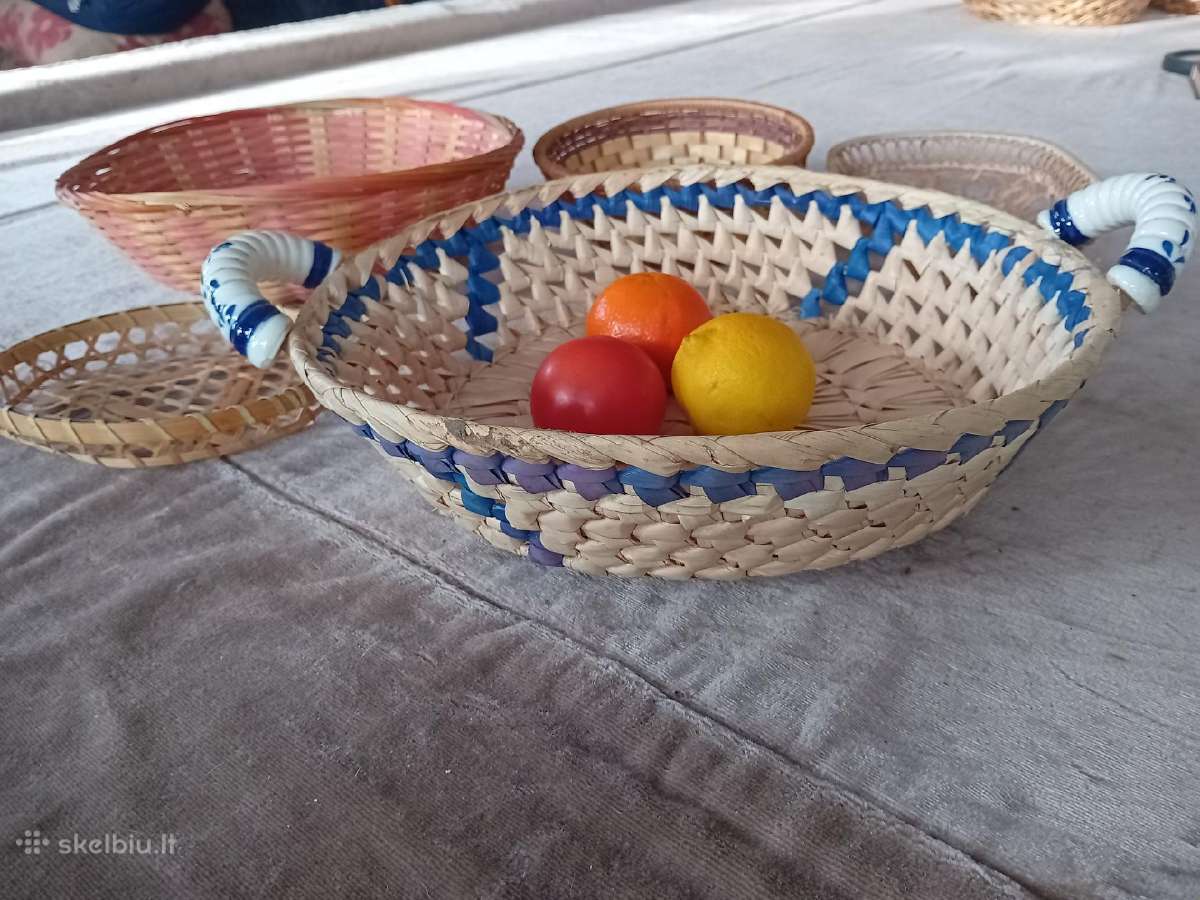 Pintų dubenėlių komplektas (5 vnt) - nuotraukos Nr. 4
