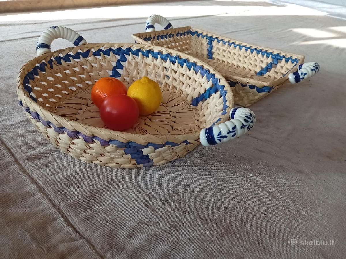 Pintų dubenėlių komplektas (2 vnt) - nuotraukos Nr. 4