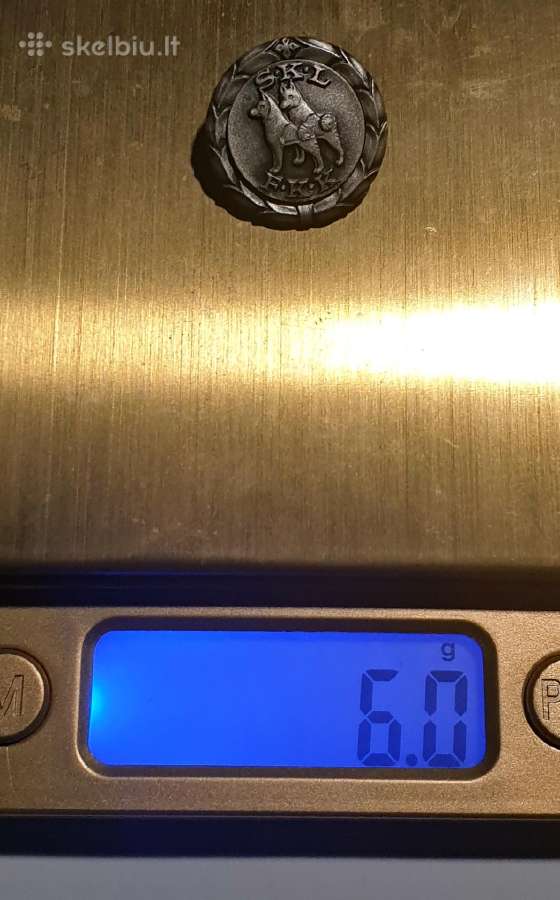 Sidabras 925 Suomija ženklelis Kinologija - nuotraukos Nr. 3