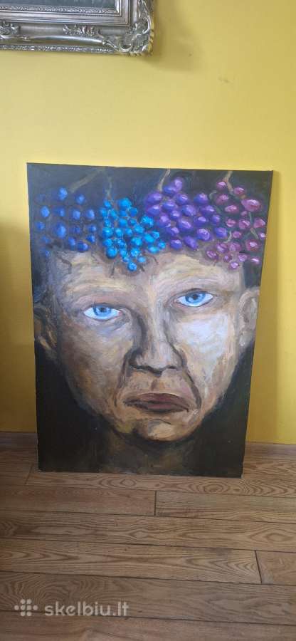 Parduodamas surealistinis tapybos darbas.