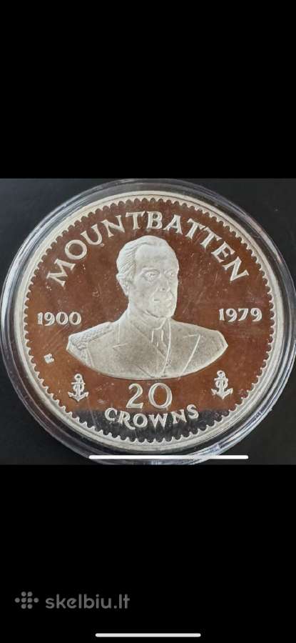 Moneta T.a.c. 1980m. 20 kronu, didabras(.500)