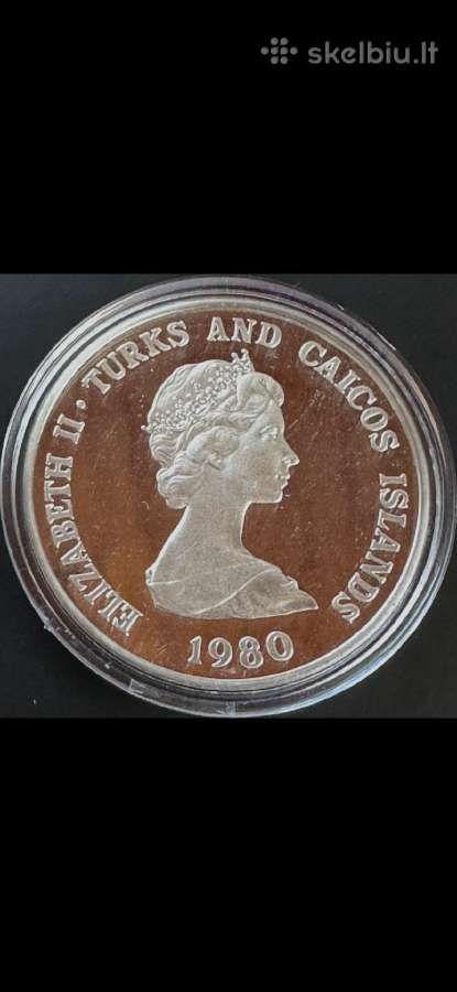 Moneta T.a.c. 1980m. 20 kronu, didabras(.500) - nuotraukos Nr. 2