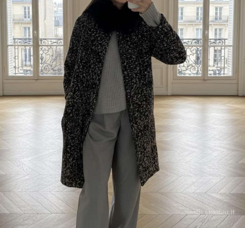 Doke designer vilnonis paltas - nuotraukos Nr. 2
