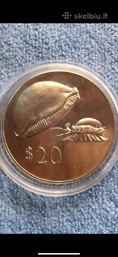 Moneta Fiji 1978m. 20 dollars, sidabras(.500)