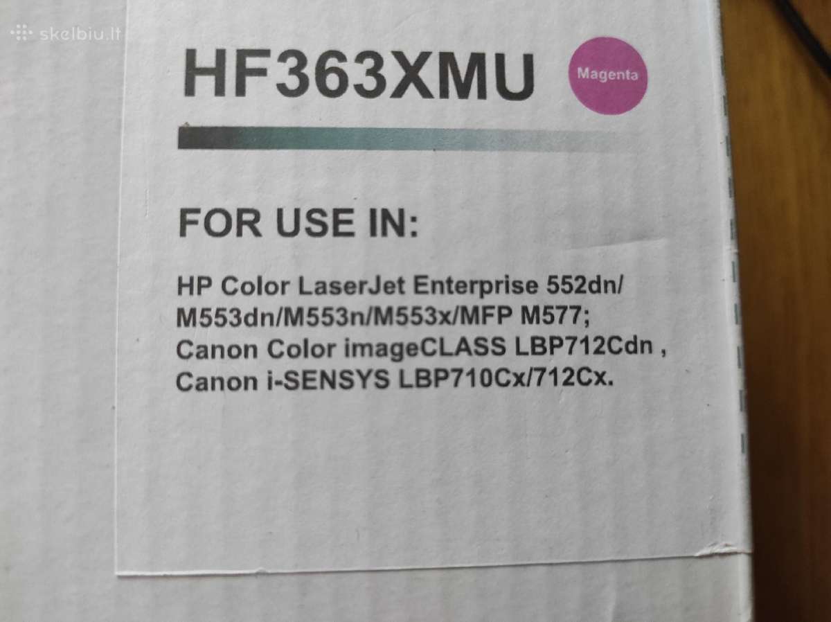 Hp lazerinio spausdintuvo kasetės juoda ir raudona - nuotraukos Nr. 2