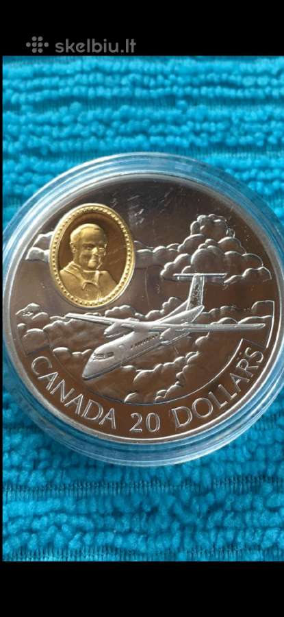 Moneta Canada 1999m. 20 dollars, sidabras(.925)