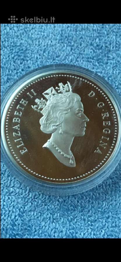 Moneta Canada 1995m. 1 dollar, sidabras(.925) - nuotraukos Nr. 2