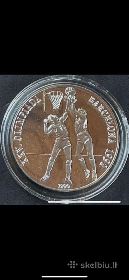 Moneta Cuba 1992m. 10 pesos, sidabras(.925)