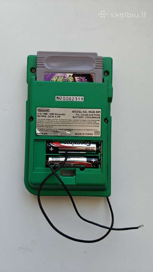 Game Boy Pocket (mgb001, žalia) - nuotraukos Nr. 3