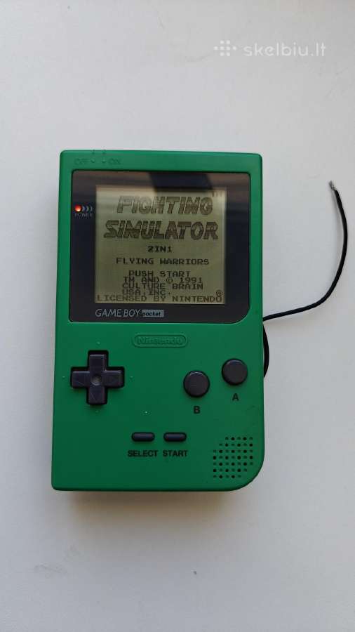 Game Boy Pocket (mgb001, žalia)