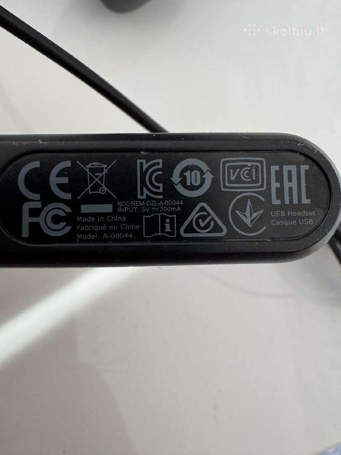 Logitech H340 Usb Headset black - nuotraukos Nr. 6
