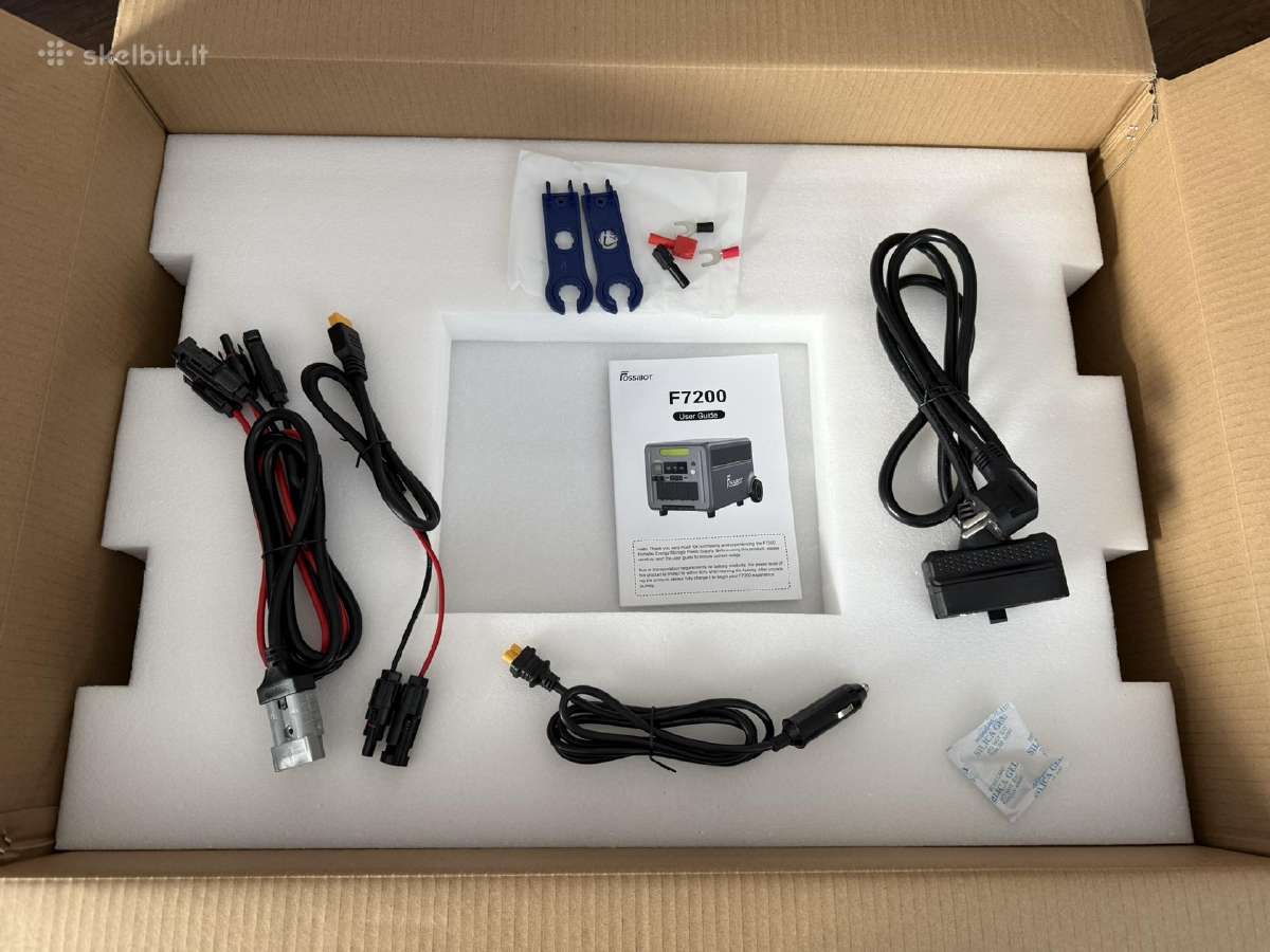 Fossibot F7200 - mobili energijos stotelė, 7200w - nuotraukos Nr. 4