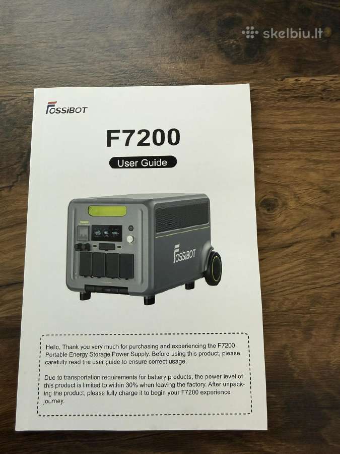 Fossibot F7200 - mobili energijos stotelė, 7200w - nuotraukos Nr. 5