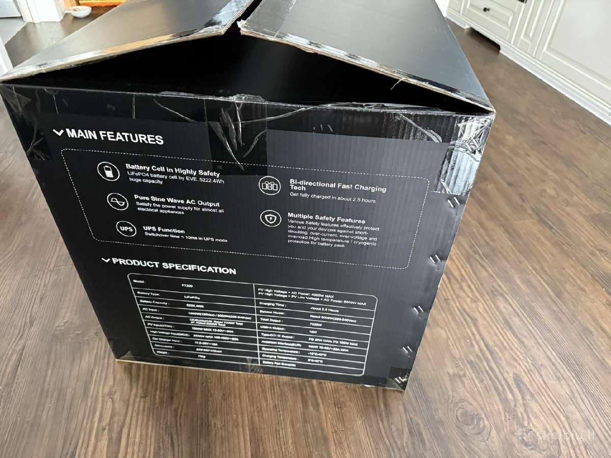 Fossibot F7200 - mobili energijos stotelė, 7200w - nuotraukos Nr. 16