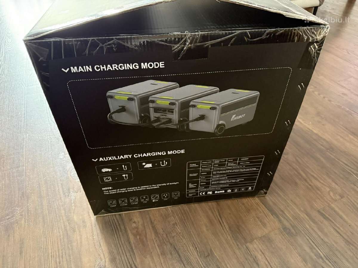 Fossibot F7200 - mobili energijos stotelė, 7200w - nuotraukos Nr. 17