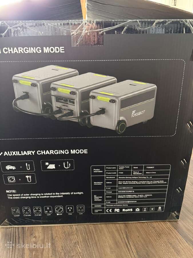 Fossibot F7200 - mobili energijos stotelė, 7200w - nuotraukos Nr. 18