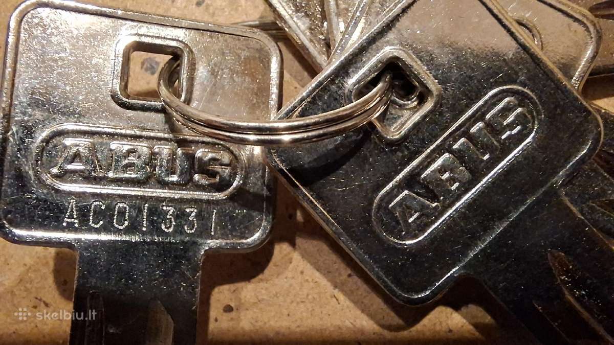 Abus spynos cilindras 28+40 su 5 raktais - nuotraukos Nr. 3