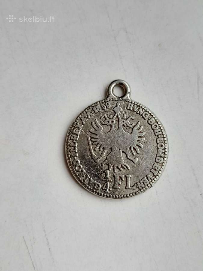 1/4 Austrijos-vengrijos florino medalionas