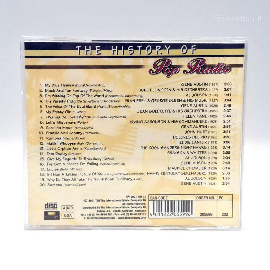 The History Of Pop Radio Vol. 2 (CD) - nuotraukos Nr. 2