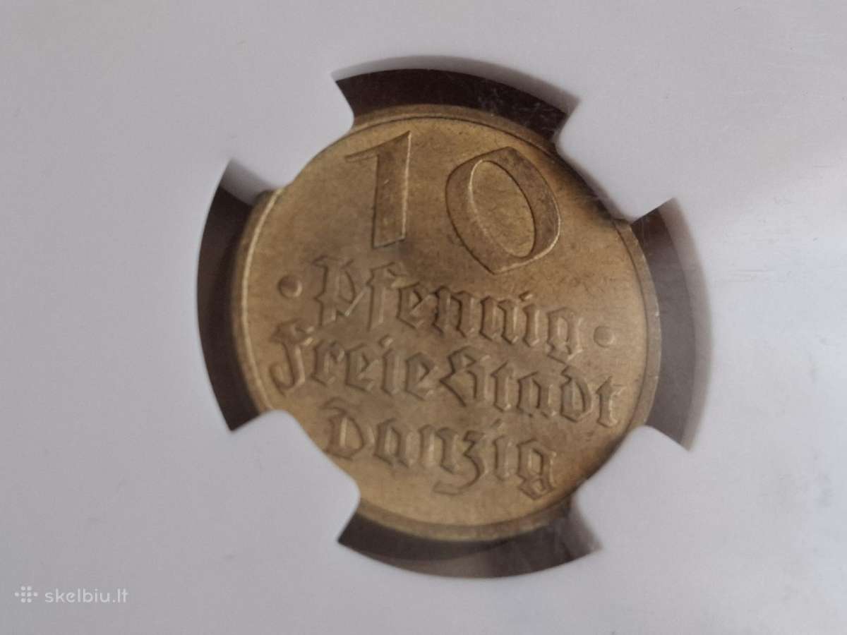 Danzig 10 pfennig 1932 Ms63
