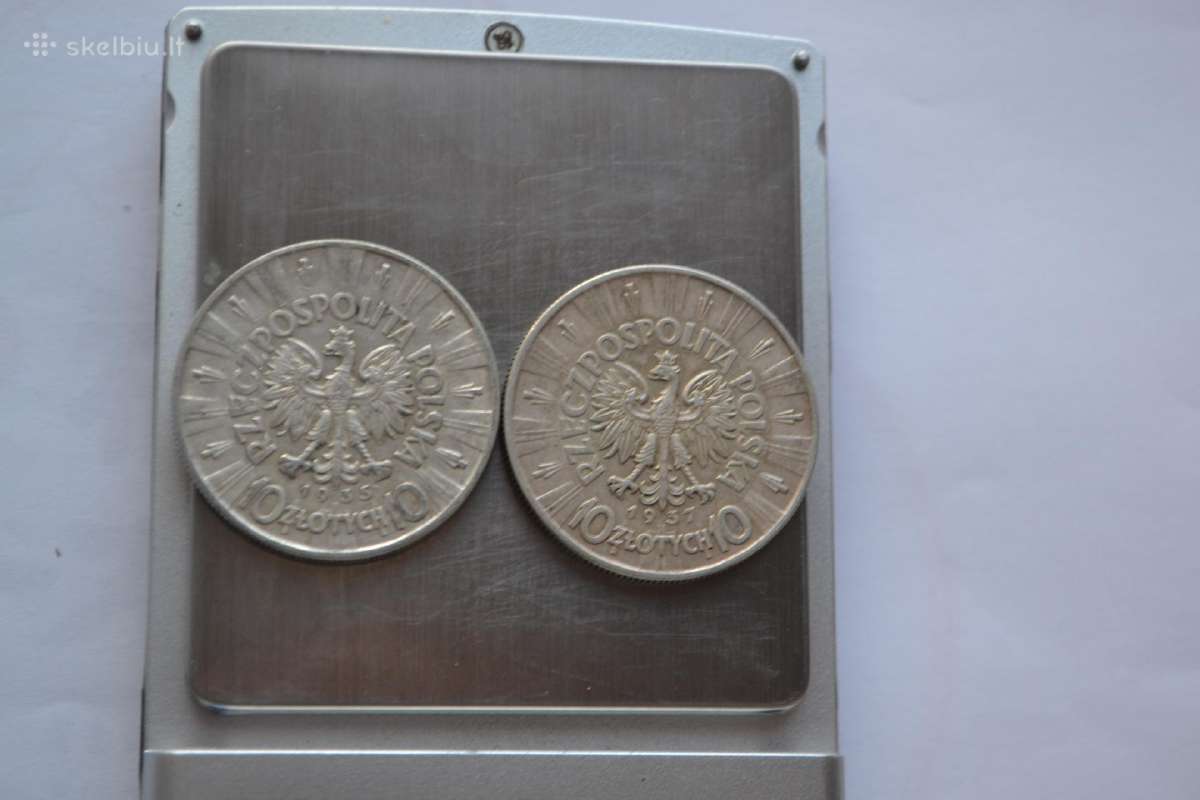 10 zlotu 1935,1937 m.pilsuckis