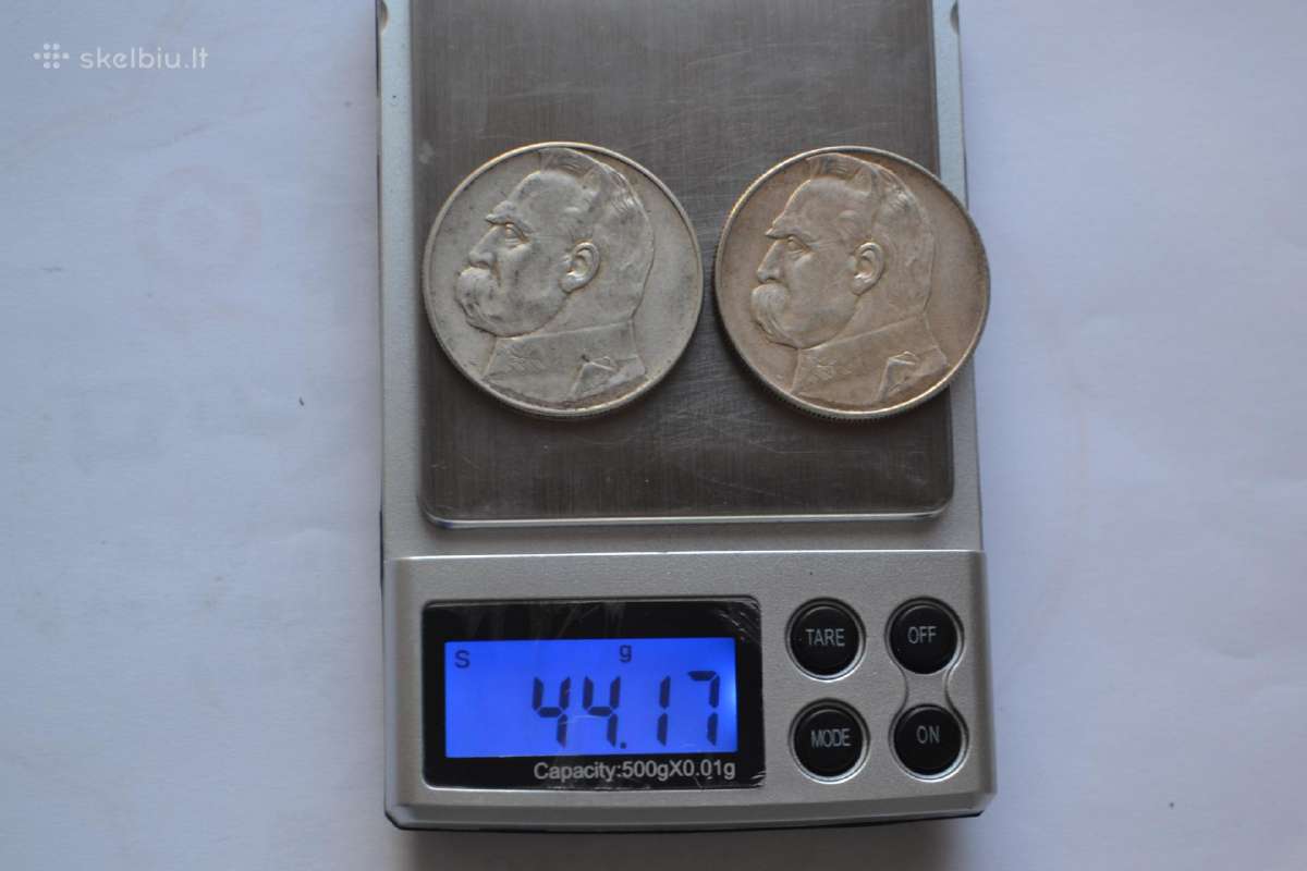 10 zlotu 1935,1937 m.pilsuckis - nuotraukos Nr. 2