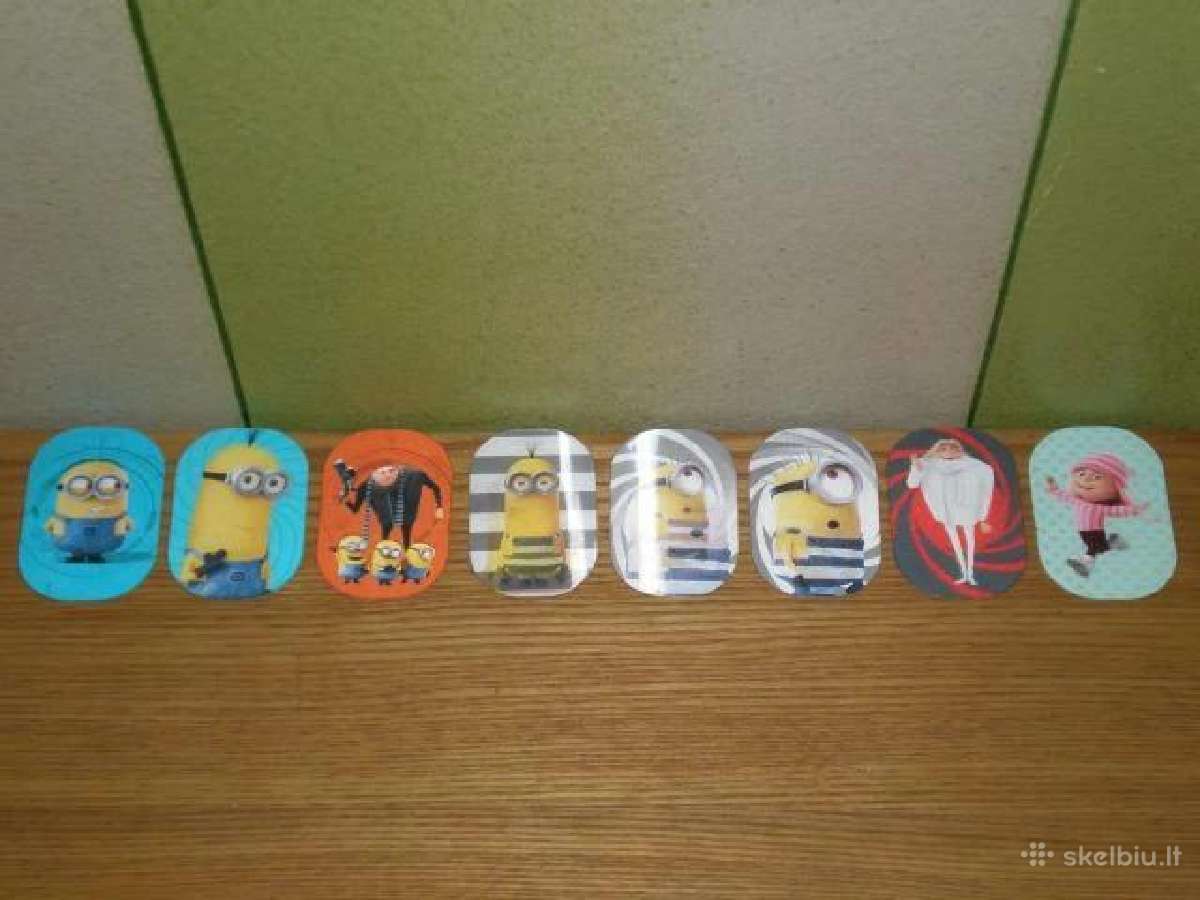 3D kolekcines plastikines pakaliku korteles - nuotraukos Nr. 4