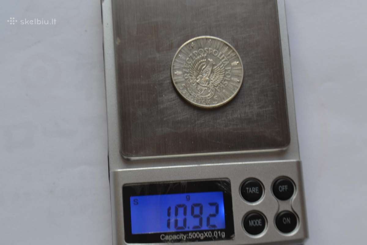 5 zlotai 1934 m.legionas