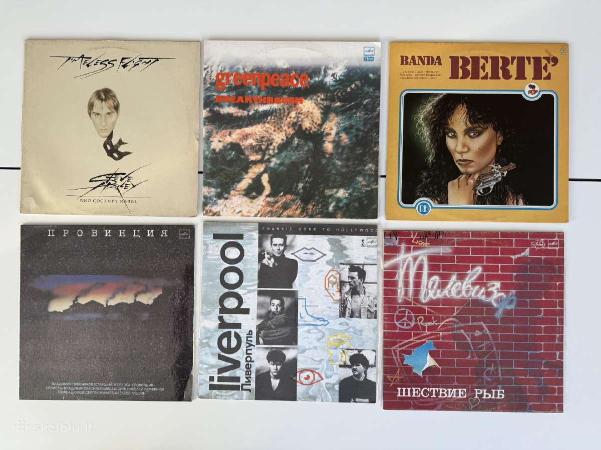 110+ vinilinės plokštelės