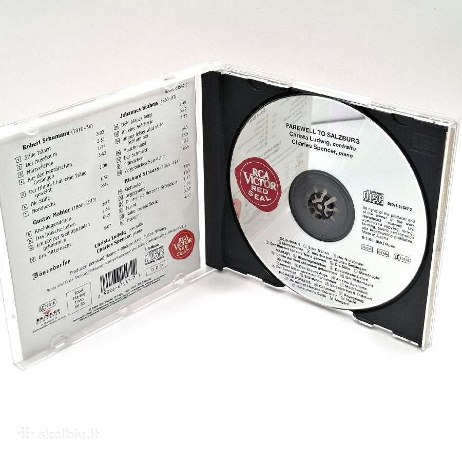 Christa Ludwig - Farewell To Salzburg (CD) - nuotraukos Nr. 2