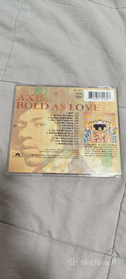 CD The Jimi Hendrix Experience – Axis: Bold As Lo - nuotraukos Nr. 3