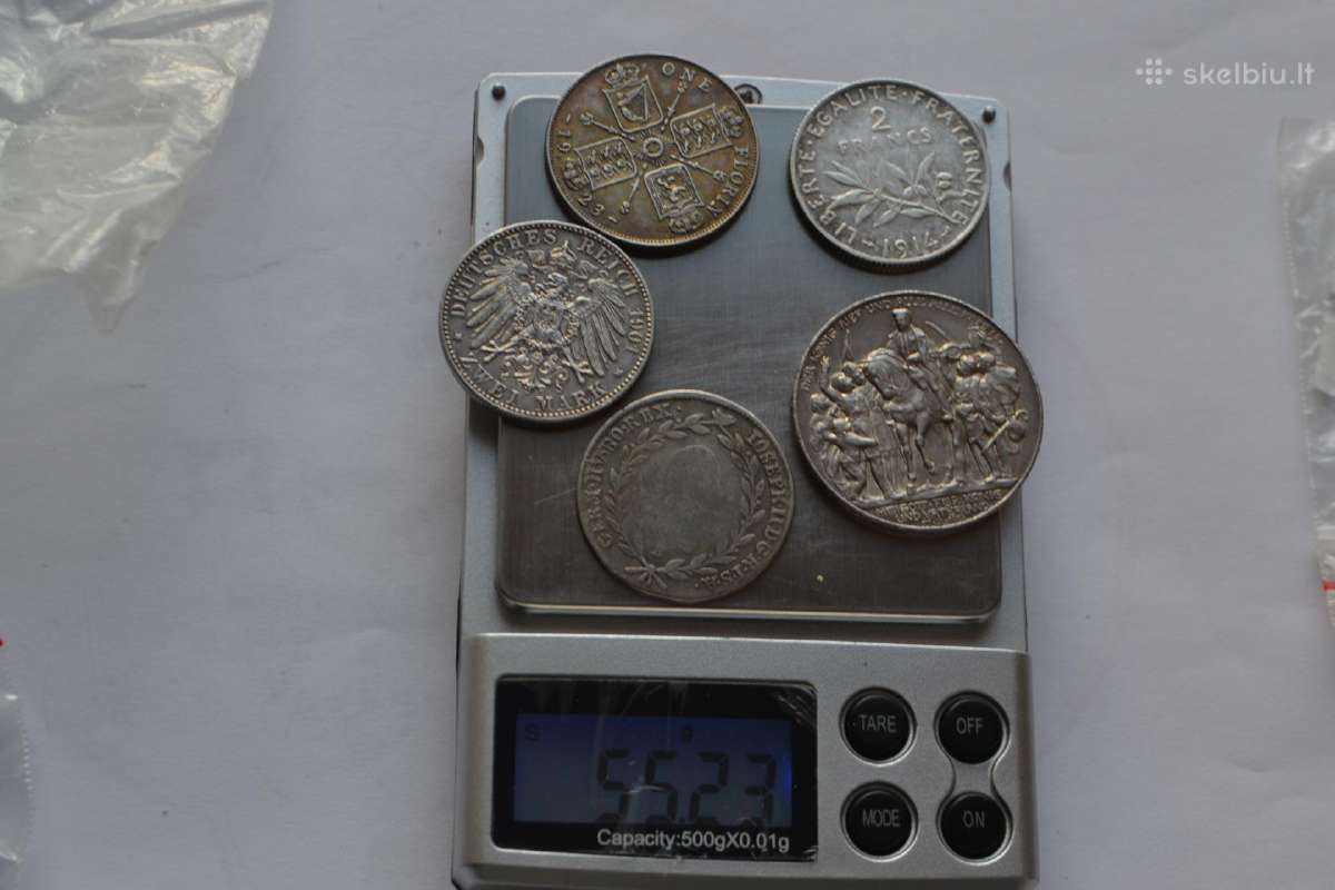 Markes,20kreuzer,pranc.2 franc,florinas