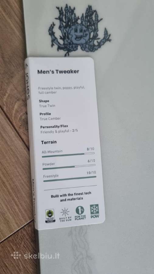 Nauja Snieglentė Jones tweaker 2026 - nuotraukos Nr. 3