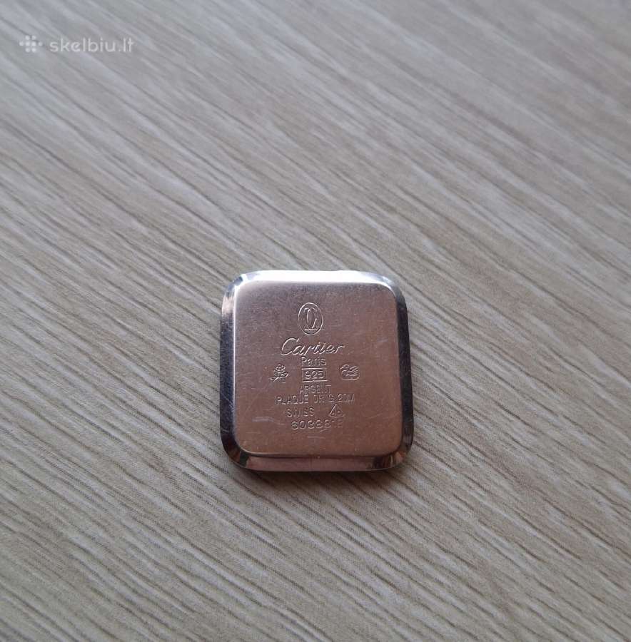 Cartier laikrodžio dangtelis - nuotraukos Nr. 2