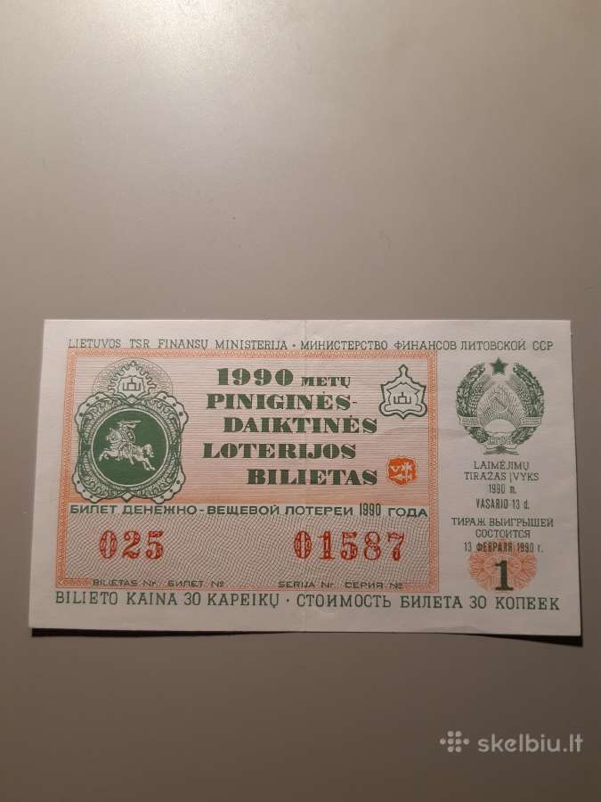 Loterijos bilietas