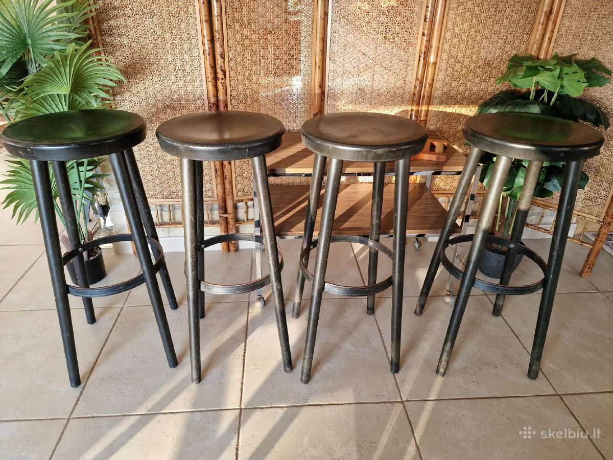 Vintažinės mid century baro kėdės - nuotraukos Nr. 10