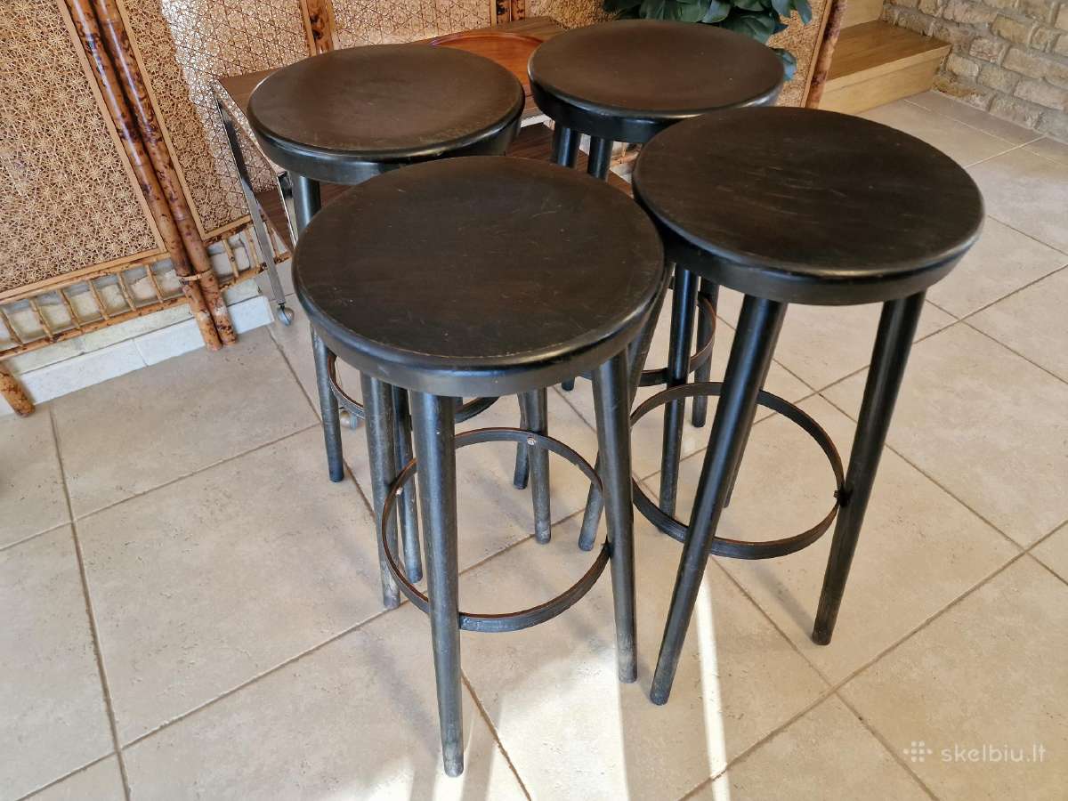 Vintažinės mid century baro kėdės - nuotraukos Nr. 21